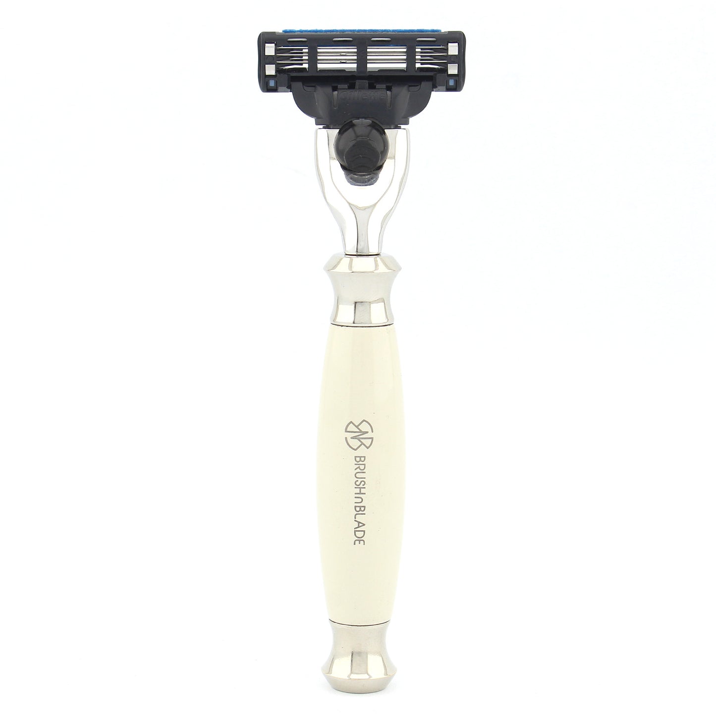 Lee 3 Edge Razor with Ivory Handle for Smooth Shaving