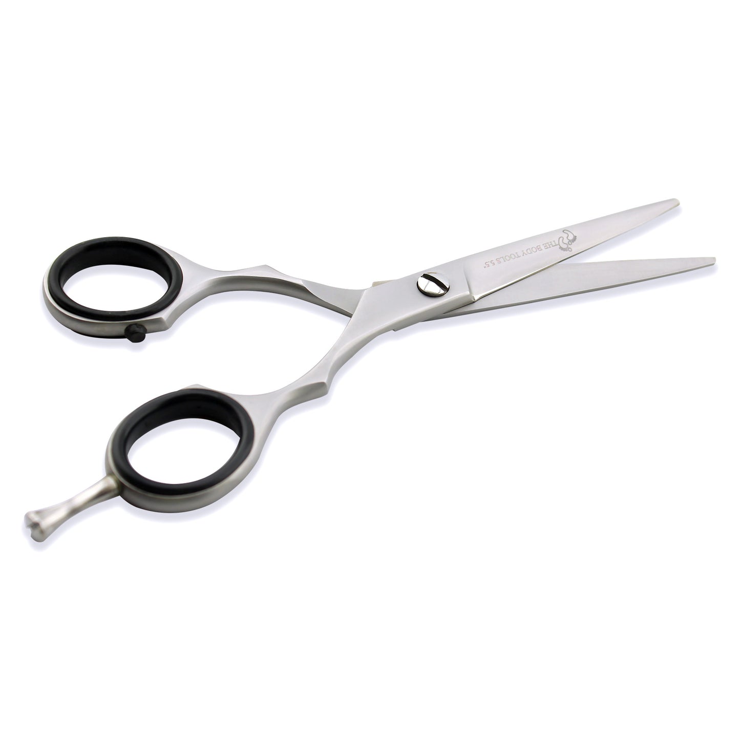 Silver 5.5” Hairdressing Scissors with Fixed Screws