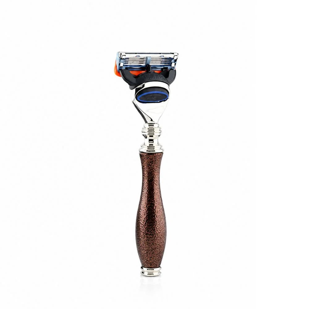 Antique Metallic Maroon 5-Edge Shaving Razor