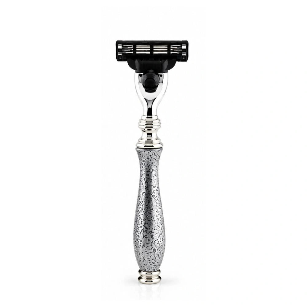 Antique Silver 3 Edge Shaving Razor