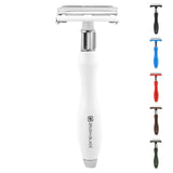 Butterfly Safety Razor in White, Black, Blue, Red, Brown & Green