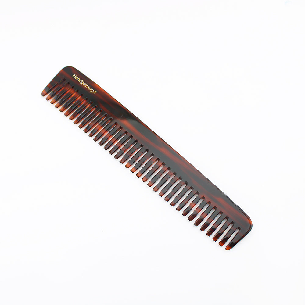 Premium Resin Hair Comb with Leather Pouch