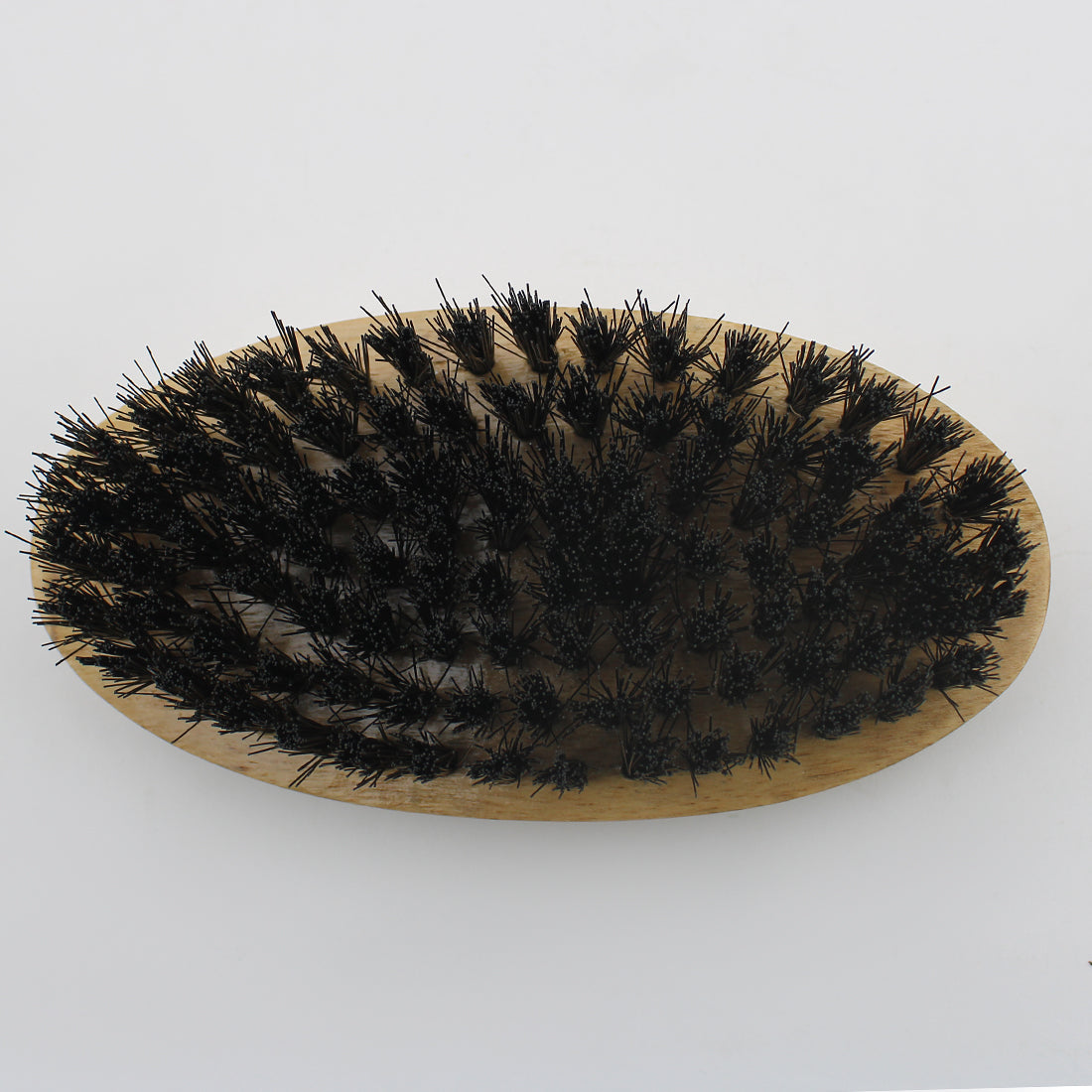 Men’s Wooden Beard Brush with Black Vegan Bristles
