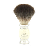 Lee Black Synthetic Shaving Brush with Ivory Handle