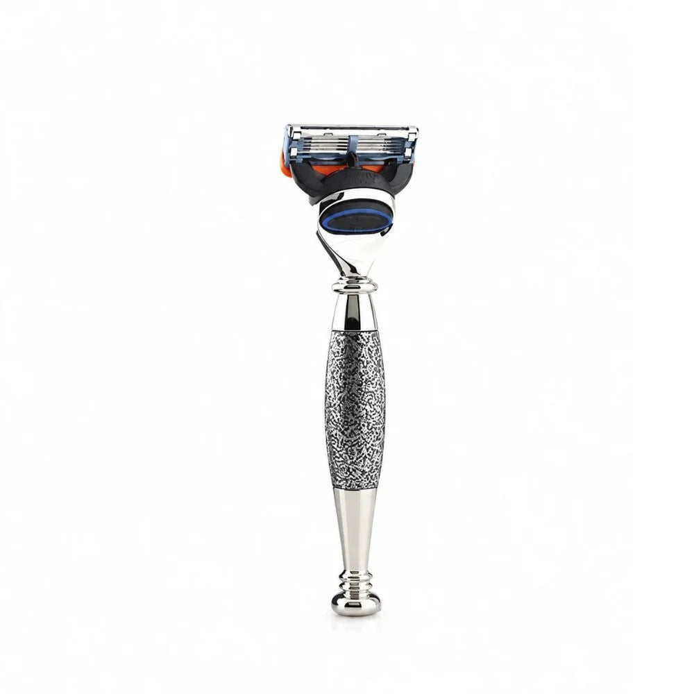 Tandoori Antique Half Silver 5-Edge Shaving Razor