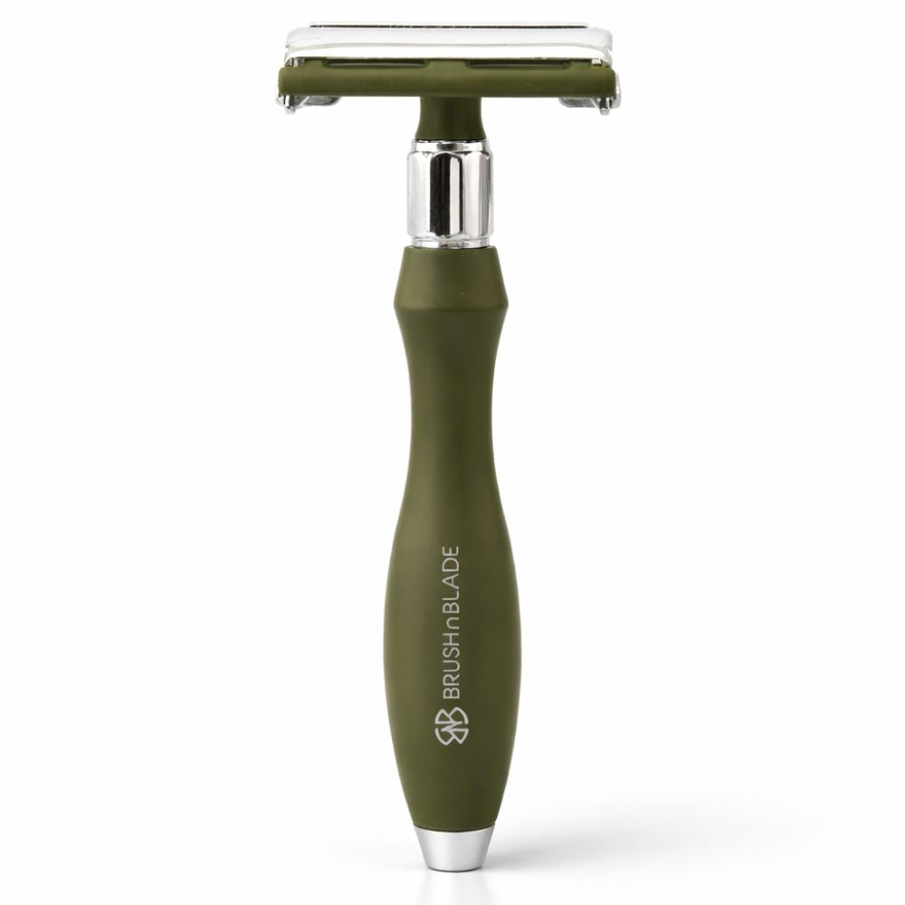 Butterfly Safety Razor in White, Black, Blue, Red, Brown & Green