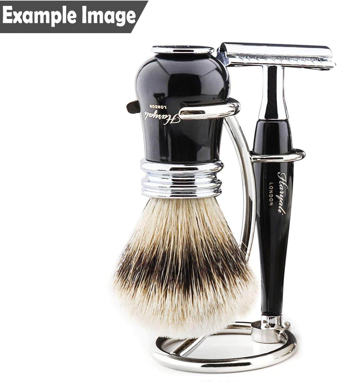 Stainless Steel Shaving Stand for Brush and Razor - HARYALI LONDON