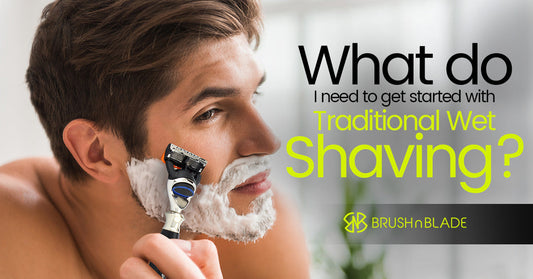 Explore the essentials of traditional wet shaving with BrushnBlade's premium tools, from synthetic brushes to razors and soaps—perfect for a refined grooming routine.