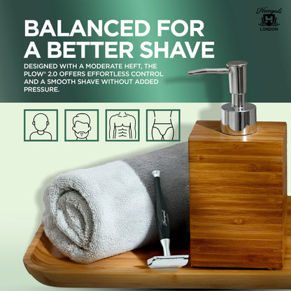 Haryali's Tandoori Safety Razor - Black - HARYALI LONDON