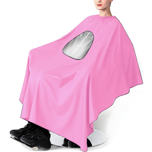 Pink Apron with a Mobile-Friendly Transparent Window 