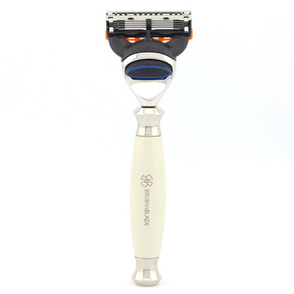 Lee 5 Edge Razor with Black Handle for Precise Shaving