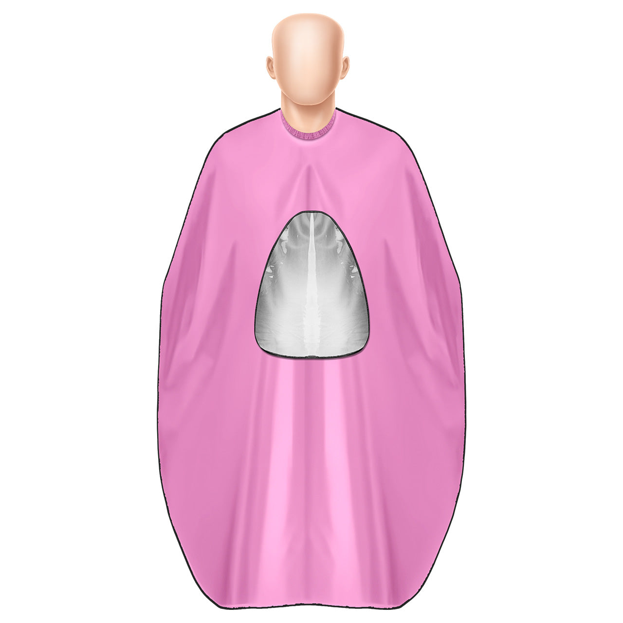 Pink Apron with a Mobile-Friendly Transparent Window-2