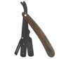 Traditional Cut Throat Razor with Premium Dark Wood Grip