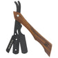 Classic Cut Throat Razor with Elegant Light Wood Handle