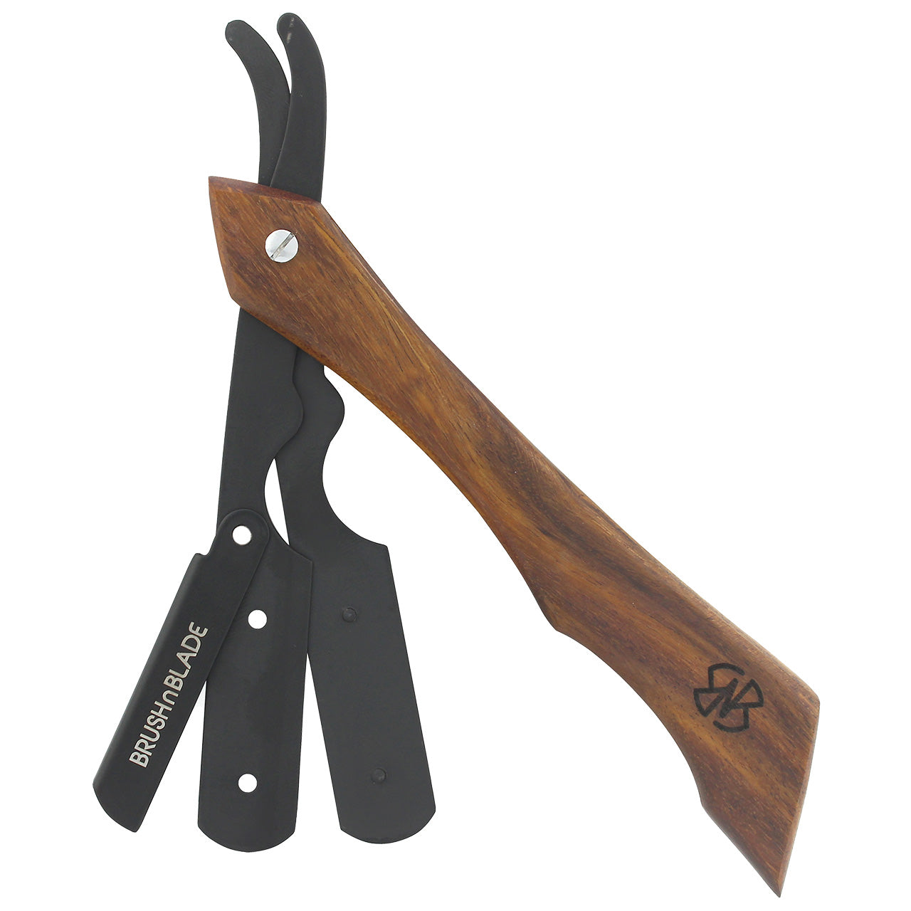 Classic Cut Throat Razor with Elegant Light Wood Handle