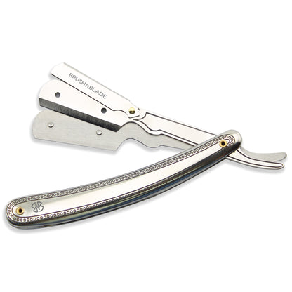 Stainless Steel Cut Throat Razor Silver