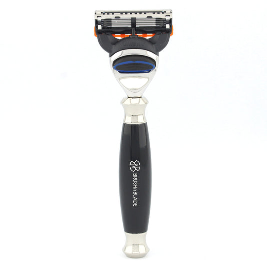 Lee 5 Edge Razor with Black Handle for Precise Shaving