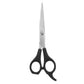 Black Handle 6.5” Hairdressing Scissor with Fixed Screws
