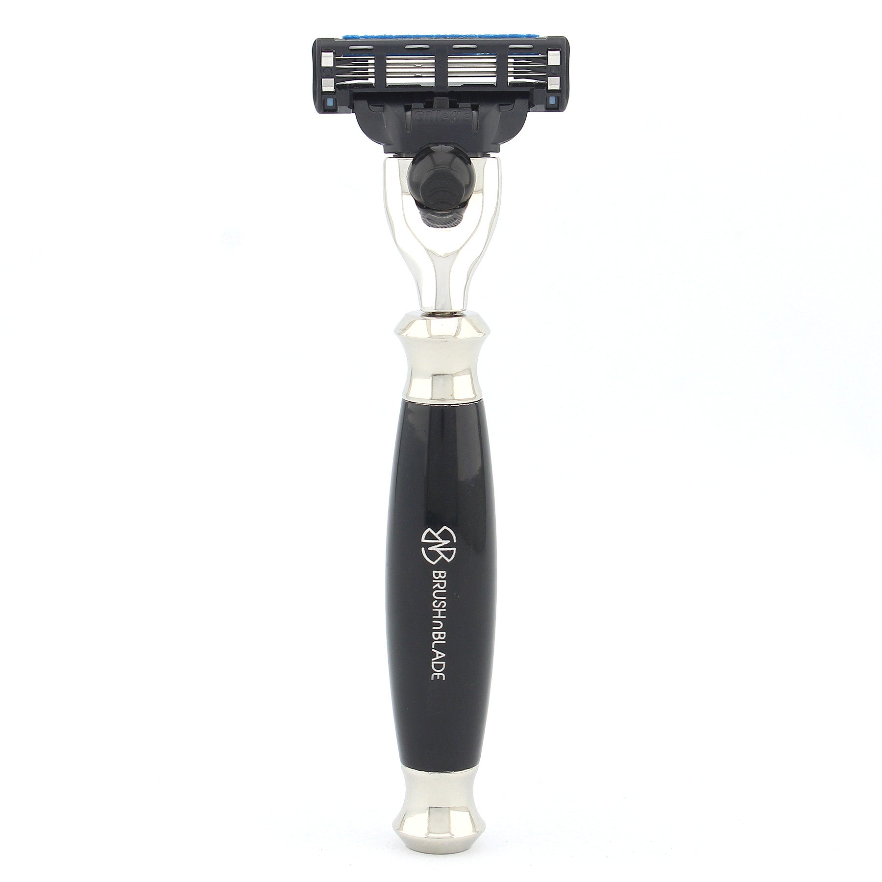 Lee 3-Edge Razor with Ivory Handle – Precision Shaving Tool – BrushnBlade