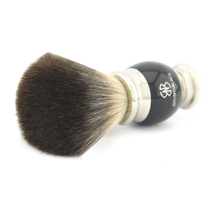 OBH Black Synthetic Shaving Brush with Black Handle