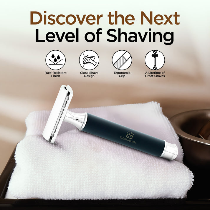 Round Pencil Double Edge Safety Razor – 10 Stylish Colors – BrushnBlade
