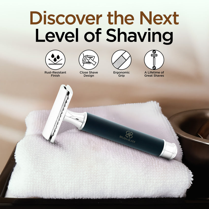 Round Pencil Double Edge Safety Razor – 8 Stylish Colors – BrushnBlade