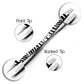6 Piece Tweezers Set for Facial Hair and Precision Grooming