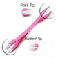 6 Piece Tweezers Set for Facial Hair and Precision Grooming