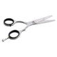Silver 5.5” Hairdressing Scissors with Fixed Screws
