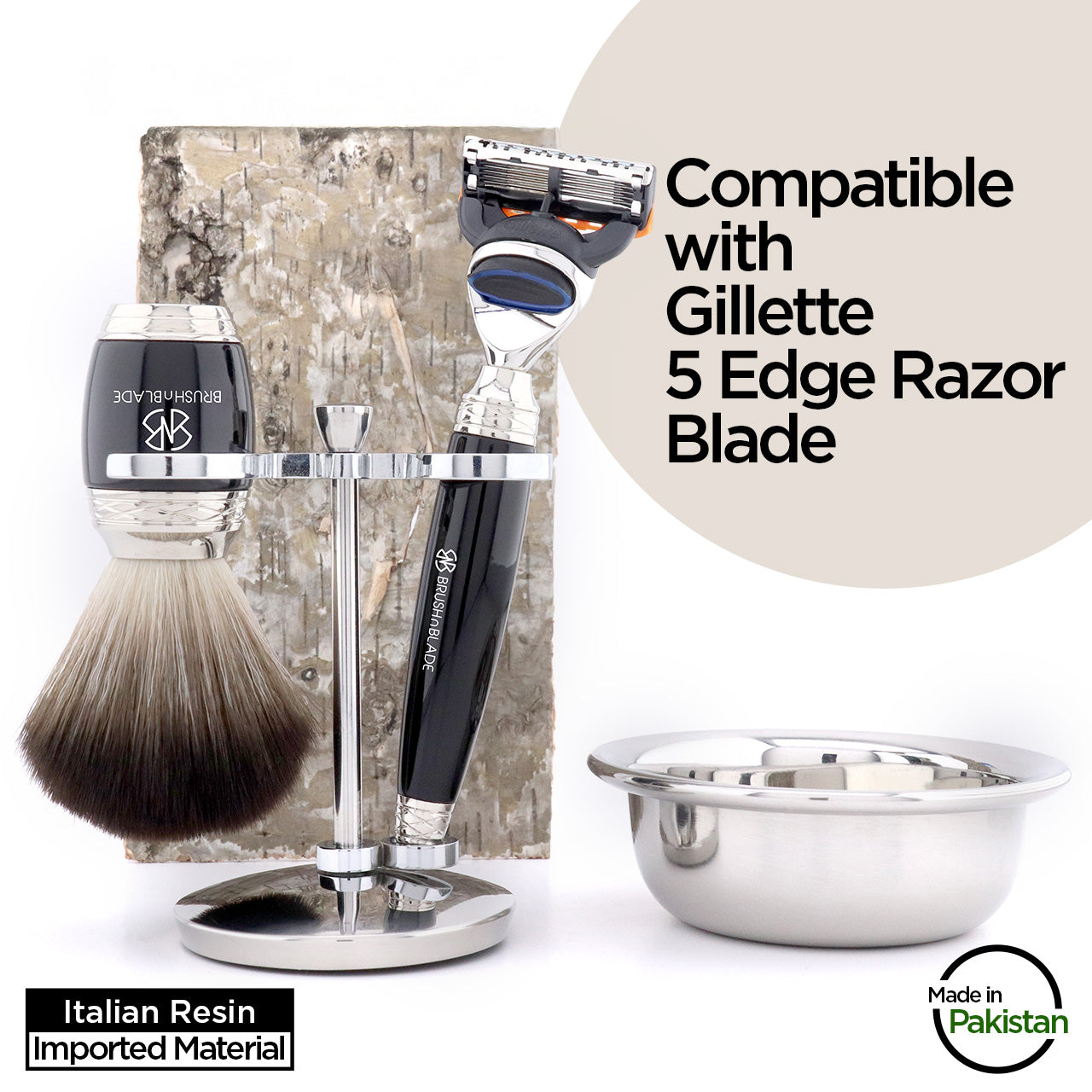 Superior 5 Edge Razor Shaving Set