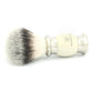 Lee Silver Synthetic Shaving Brush with Ivory Handle