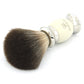 Lee Black Synthetic Shaving Brush with Ivory Handle