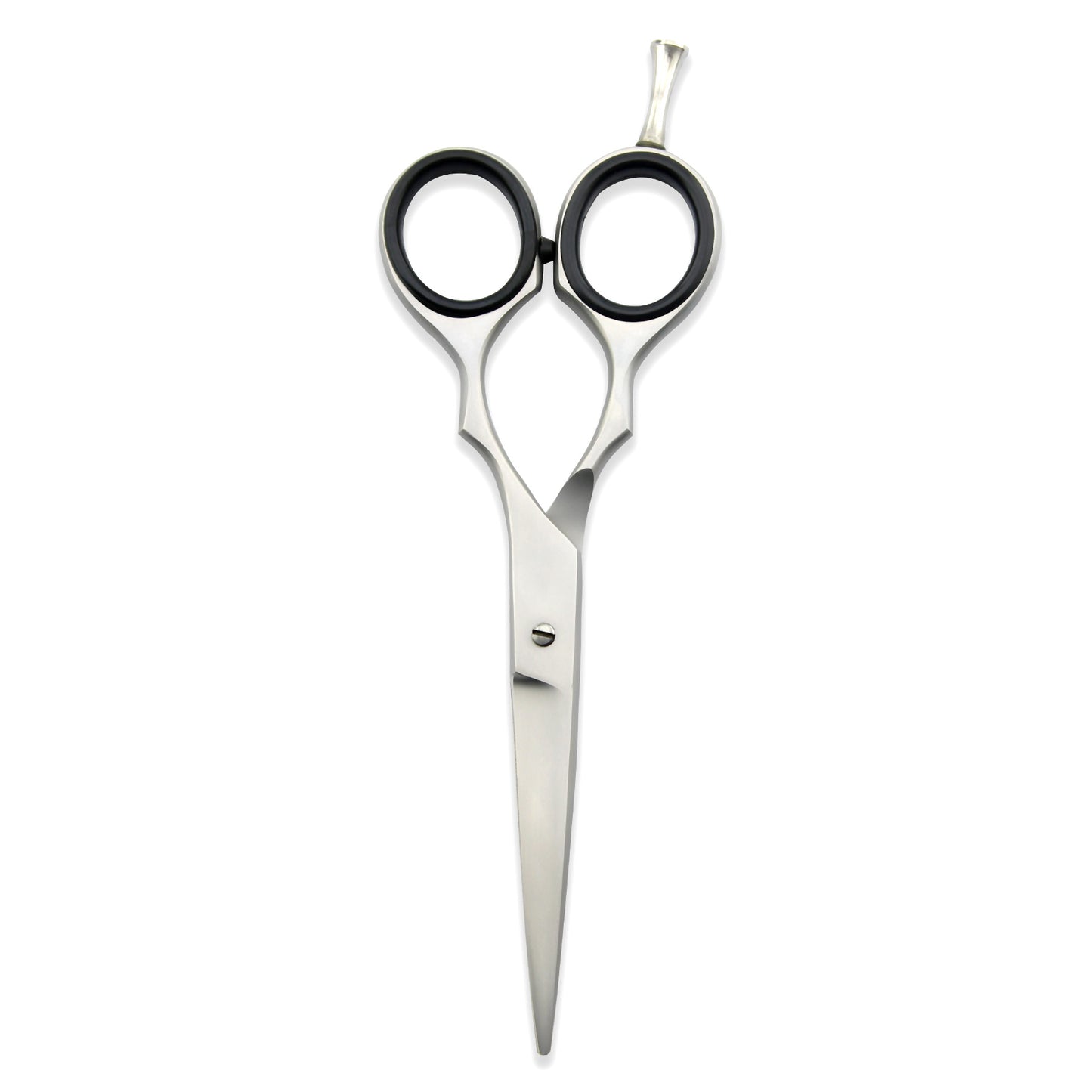Silver 5.5” Hairdressing Scissors with Fixed Screws