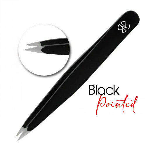 6 Piece Tweezers Set for Facial Hair and Precision Grooming