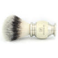 OBH Silver Synthetic Shaving Brush with Ivory Handle