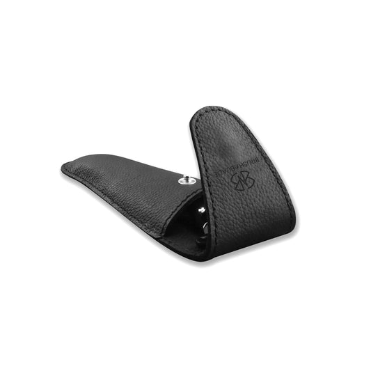 Black safety razor travel case