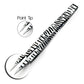 6 Piece Tweezers Set for Facial Hair and Precision Grooming