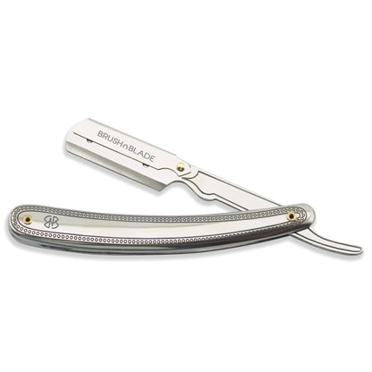 Stainless Steel Cut Throat Razor Silver
