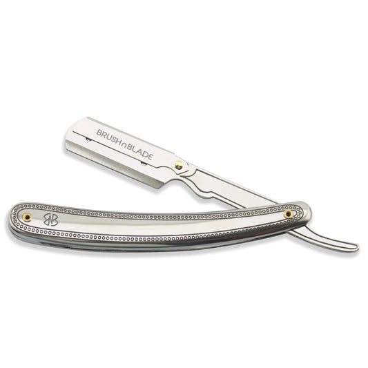 Stainless Steel Cut Throat Razor Silver