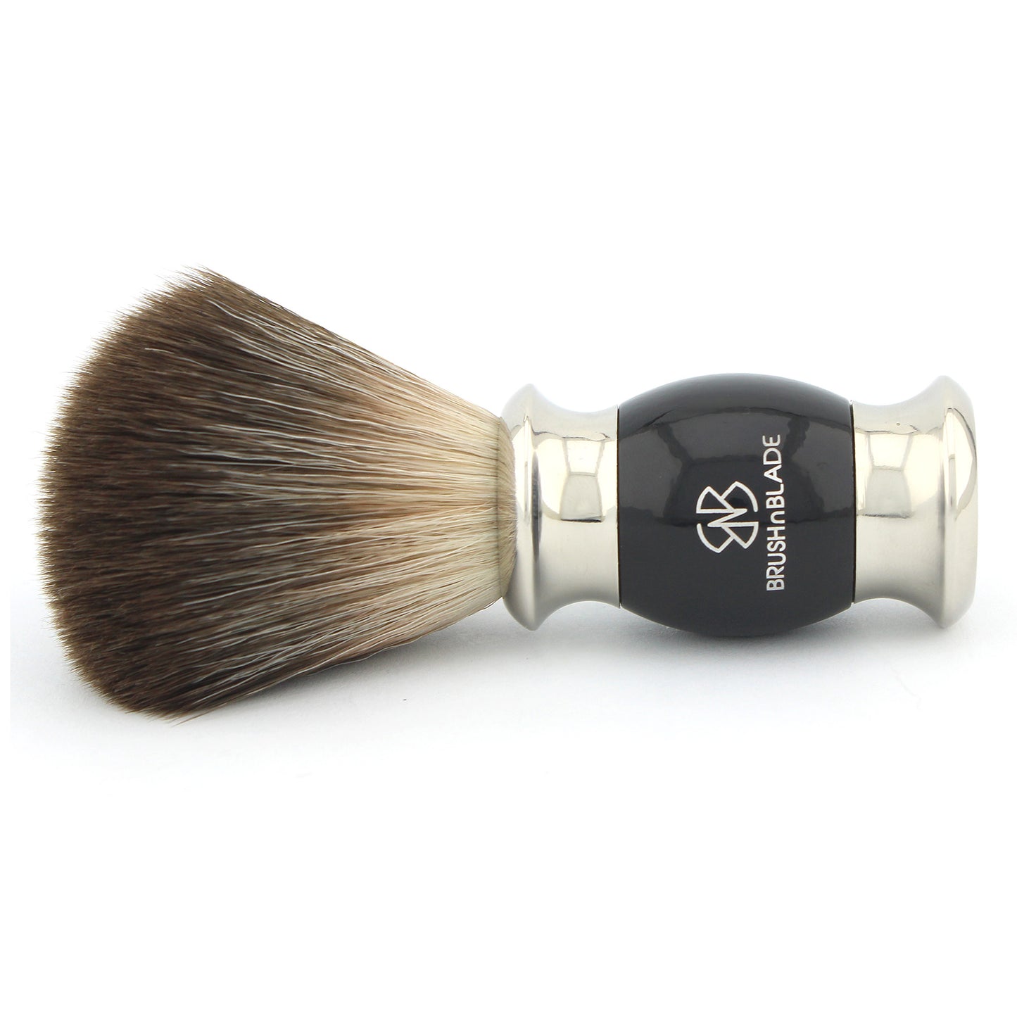 Lee Black Synthetic Shaving Brush with Black Handle