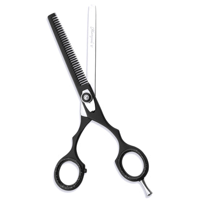 Black 6” Hairdressing thinning Scissors Set with Adjustable Screws