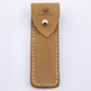 Nose Trimmer with Leather Pouch in Brown
