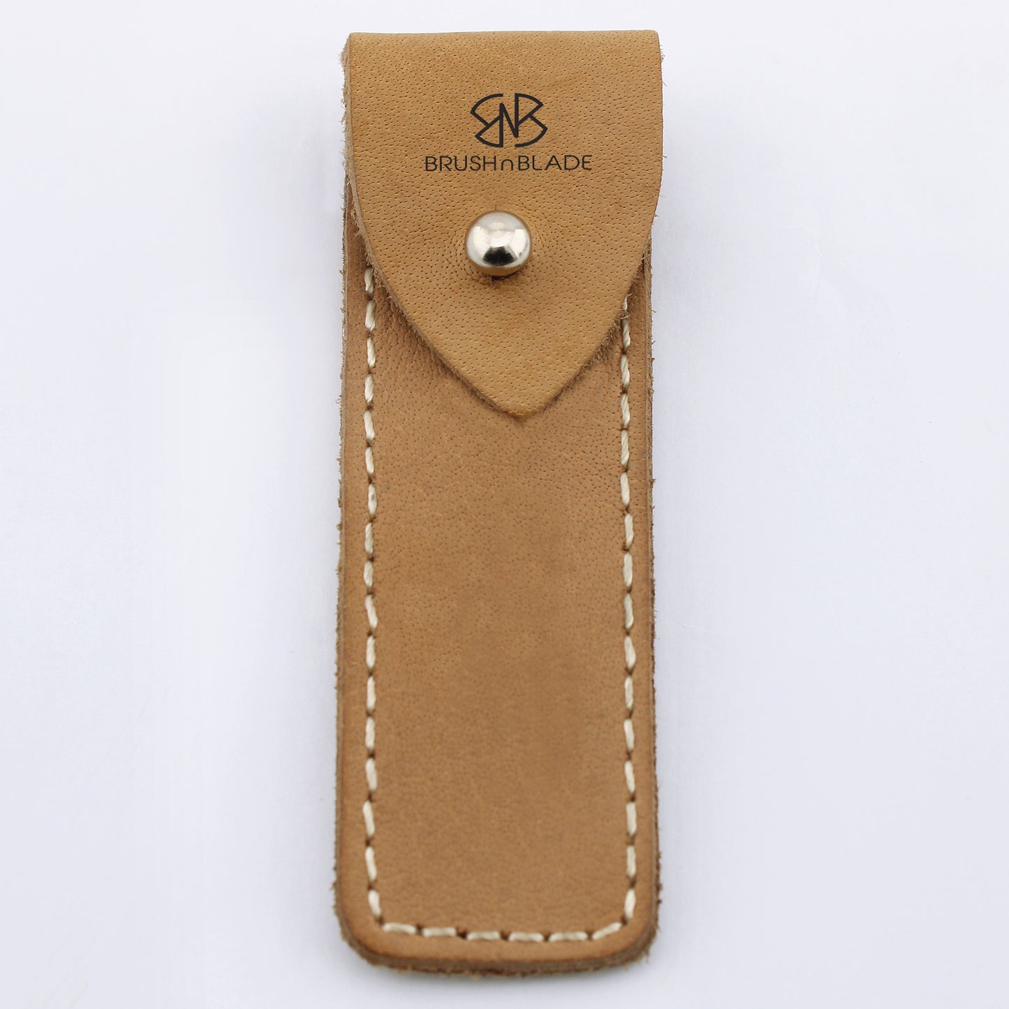 Nose Trimmer with Leather Pouch in Brown