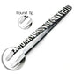 6 Piece Tweezers Set for Facial Hair and Precision Grooming