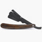 Traditional Cut Throat Razor with Premium Dark Wood Grip