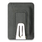 Card Holder in Black Plain and Textured Leather Horizontal