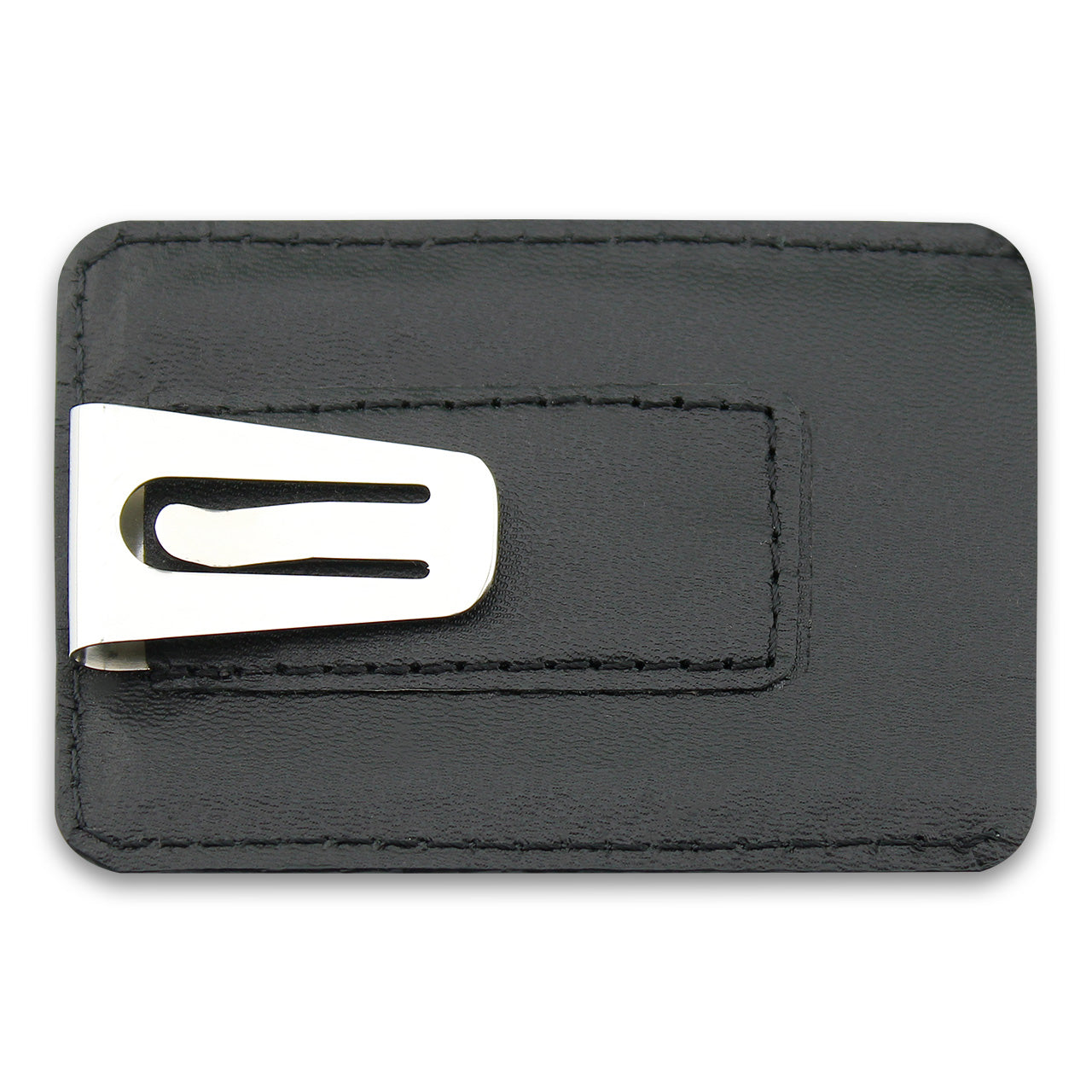 Card Holder Leather in Plain Black and Textured Black