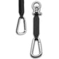 Keychain Leather Louvre in Plain Camel, Black Textured Black