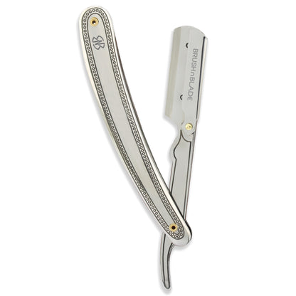 Stainless Steel Cut Throat Razor Silver