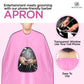 Pink Apron with a Mobile-Friendly Transparent Window-4